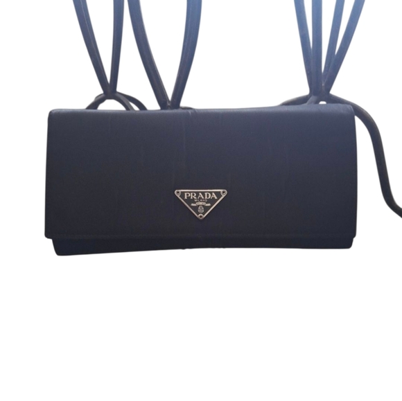 Prada Tessuto Black Nylon Wallet - Picture 1 of 12
